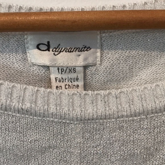 Dynamite tricolour sparkle sweater - Picture 4 of 4